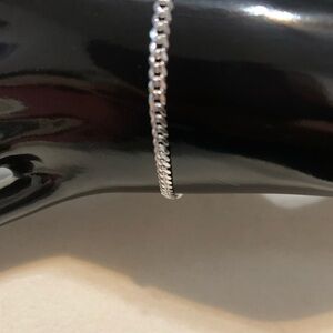 Elegant Silver 925 Chain Bracelet 7”